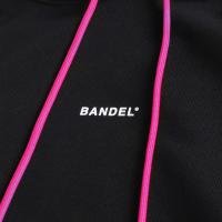 BANDEL GHOST XL-LOGO Hoodie   Black×Neon Pink