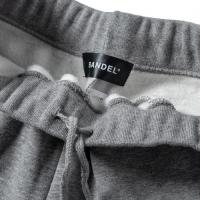 BANDEL B Sweat Pants Grey×White