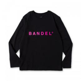 BANDEL Long Sleeve T Logo Black×Pink