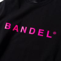 BANDEL Long Sleeve T Logo Black×Pink