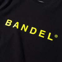 BANDEL Long Sleeve T Logo Black×Yellow