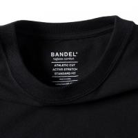 BANDEL Long Sleeve T Logo Black×Yellow