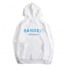 BANDEL GHOST Hoodie XL-LOGO  White×Neon Blue