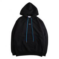 BANDEL GHOST Hoodie XL-LOGO  Black×Neon Blue