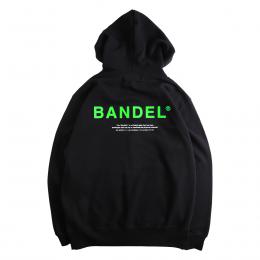 BANDEL GHOST Hoodie XL-LOGO  Black×Neon Green
