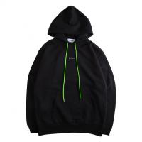 BANDEL GHOST Hoodie XL-LOGO  Black×Neon Green