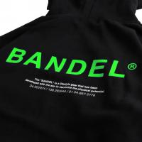 BANDEL GHOST Hoodie XL-LOGO  Black×Neon Green