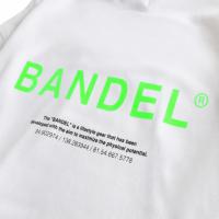 BANDEL GHOST Hoodie XL-LOGO White×Neon Green