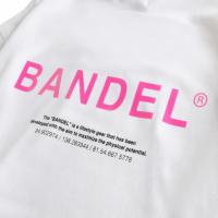 BANDEL GHOST Hoodie XL-LOGO  White×Neon Pink