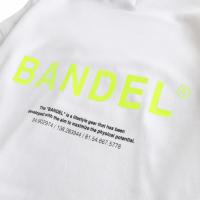 BANDEL GHOST Hoodie  XL-LOGO  White×Neon Yellow