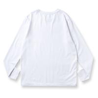 Long Sleeve T Geometry Camo Logo White