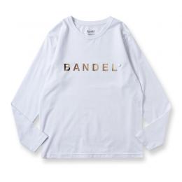 BANDEL Long Sleeve T Gold Logo White