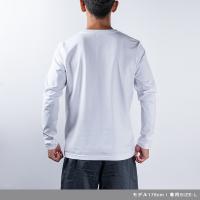 BANDEL Long Sleeve T Silver Logo White