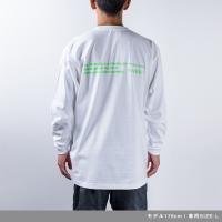 Long Sleeve T GHOST concept notes White×Neon Green