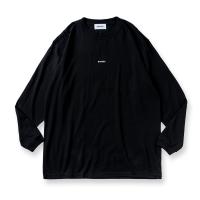 Long Sleeve T GHOST concept notes Black×NeonOrange