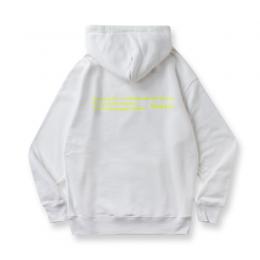 BANDEL Hoodie GHOST concept notes White×NeonYellow
