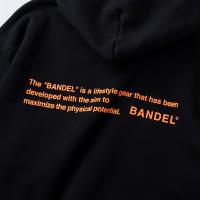 BANDEL Hoodie GHOST concept notes Black×NeonOrange