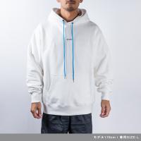 BANDEL Hoodie GHOST concept notes  White×Neon Blue