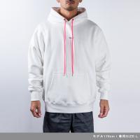 BANDEL Hoodie GHOST concept notes White×Neon Pink