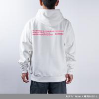 BANDEL Hoodie GHOST concept notes White×Neon Pink
