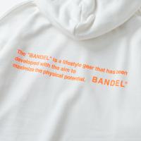 BANDEL Hoodie GHOST concept notes White×NeonOrange