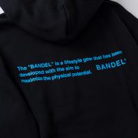 BANDEL Hoodie GHOST concept notes  Black×Neon Blue