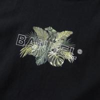 Short Sleeve T Botanical Enbroidery Logo Black