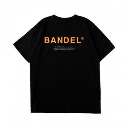BANDEL GHOST Short Sleeve T Black×Neon Orange