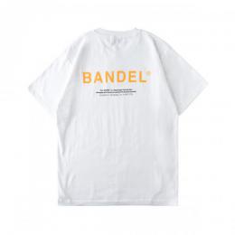 BANDEL GHOST Short Sleeve T White×Neon Orange