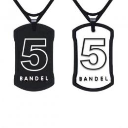 BANDEL Number Necklace NO.5 Black×White