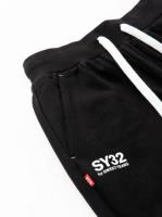 SY32 SHIELD LOGO SWEAT PANTS Black