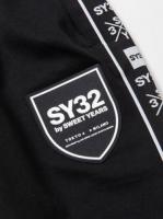 SY32 LINE TAPE LONG PANTS Black