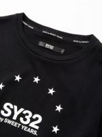 SY32 WORLD STAR L/S TEE Black