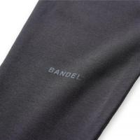 BANDEL Jogger Pants Calf Logo Print Charcoal Grey